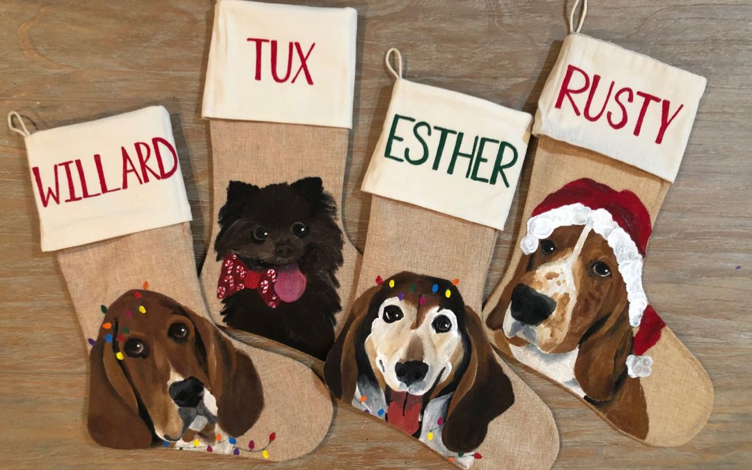 Personalized Dog Christmas Stockings